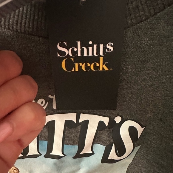 Women's Schitt's Creek Graphic Sweatshirt - Gray M - Picture 5 of 7